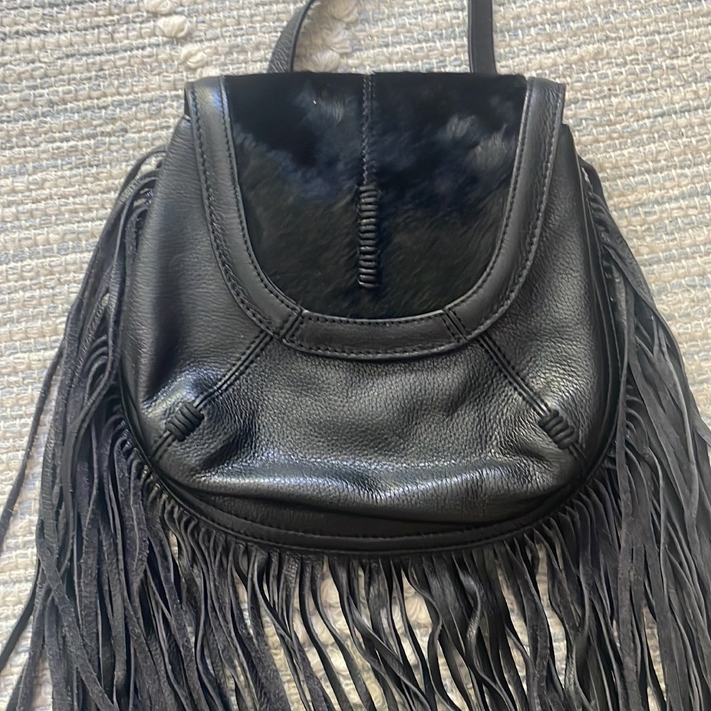 Isabella Fiore Leather fringe crossbody